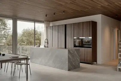 Esteve Estudi Cocina Baño. Tienda de cocinas y baños en Sabadell - cocina modelo Serie L-12