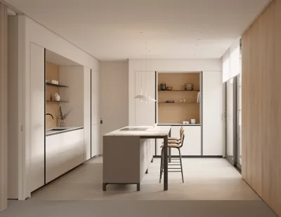 Esteve Estudi Cocina Baño. Tienda de cocinas y baños en Sabadell - cocina modelo Serie L-12