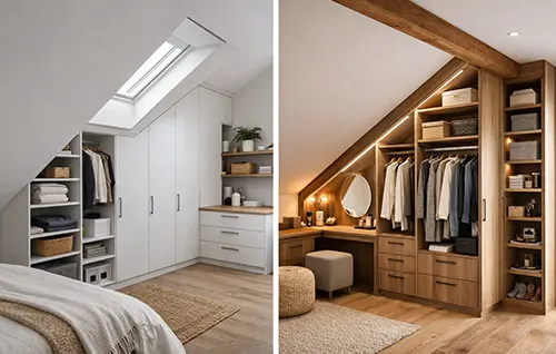 Armaris en golfes i espais abuhardados: aprofitar el que sembla perdut - Esteve Estudi Cuina i Bany - Sabadell