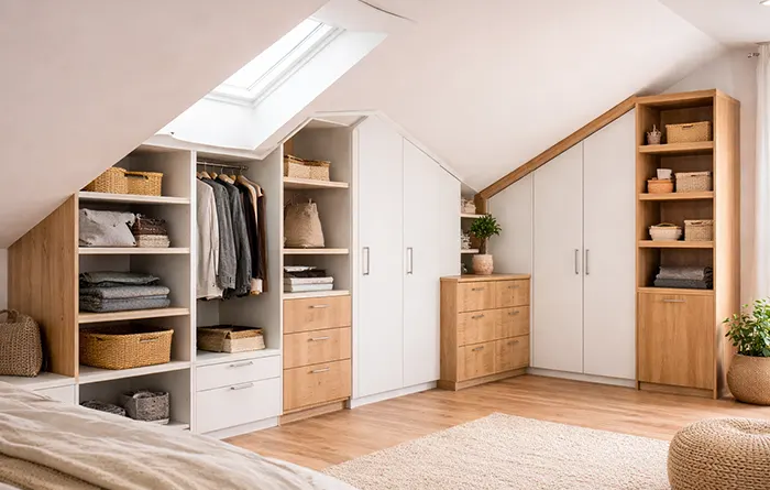 Armaris en golfes i espais abuhardados: aprofitar el que sembla perdut  - Esteve Estudi Cuina i Bany - Sabadell