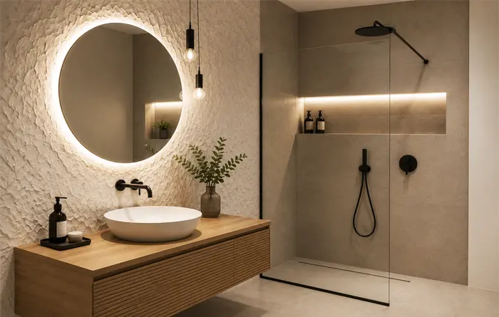 Las últimas tendencias en revestimientos para baños modernos