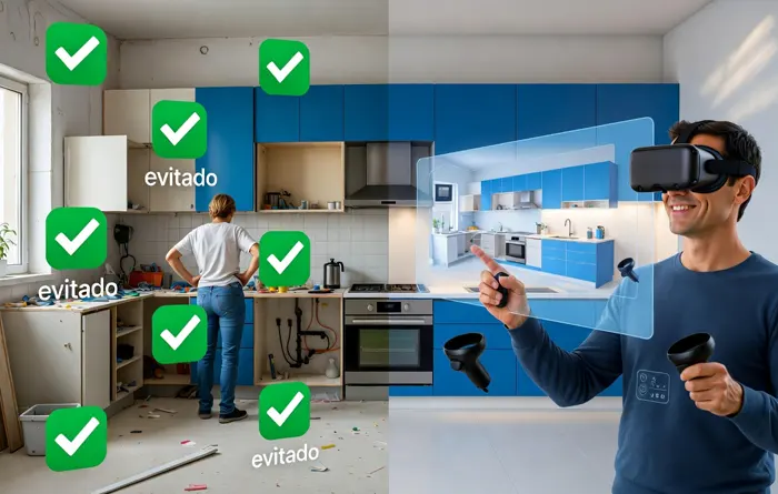 Errors que evita la realitat virtual en una reforma de cuina o bany  - Esteve Estudi Cuina i Bany - Sabadell