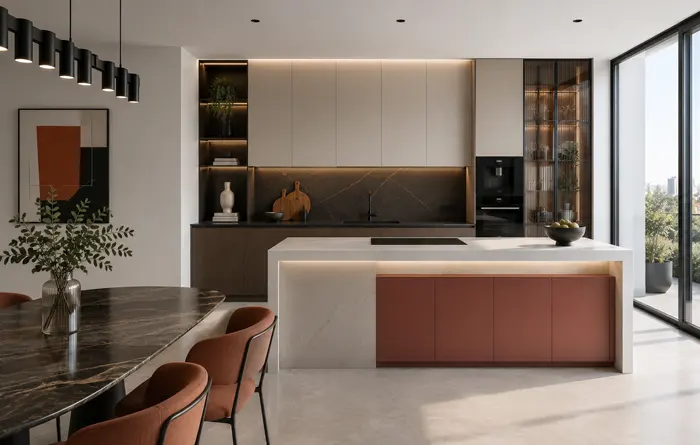 Adiós al blanco total: los nuevos colores de cocina que marcan tendencia