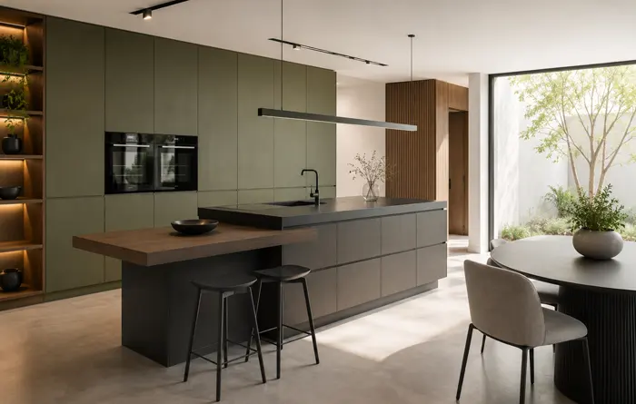 Adeu al blanc total: els nous colors de cuina que marquen tendència - Esteve Estudi Cuina i Bany - Sabadell
