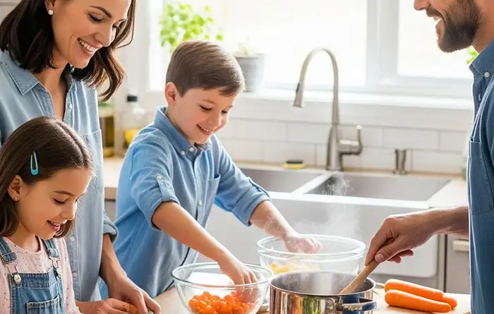 Cuines per a famílies amb nens petits: seguretat, ordre i funcionalitat - Esteve Estudi Cuina i Bany - Sabadell Cuines per a famílies amb nens petits: seguretat, ordre i funcionalitat - Esteve Estudi Cuina i Bany - Sabadell