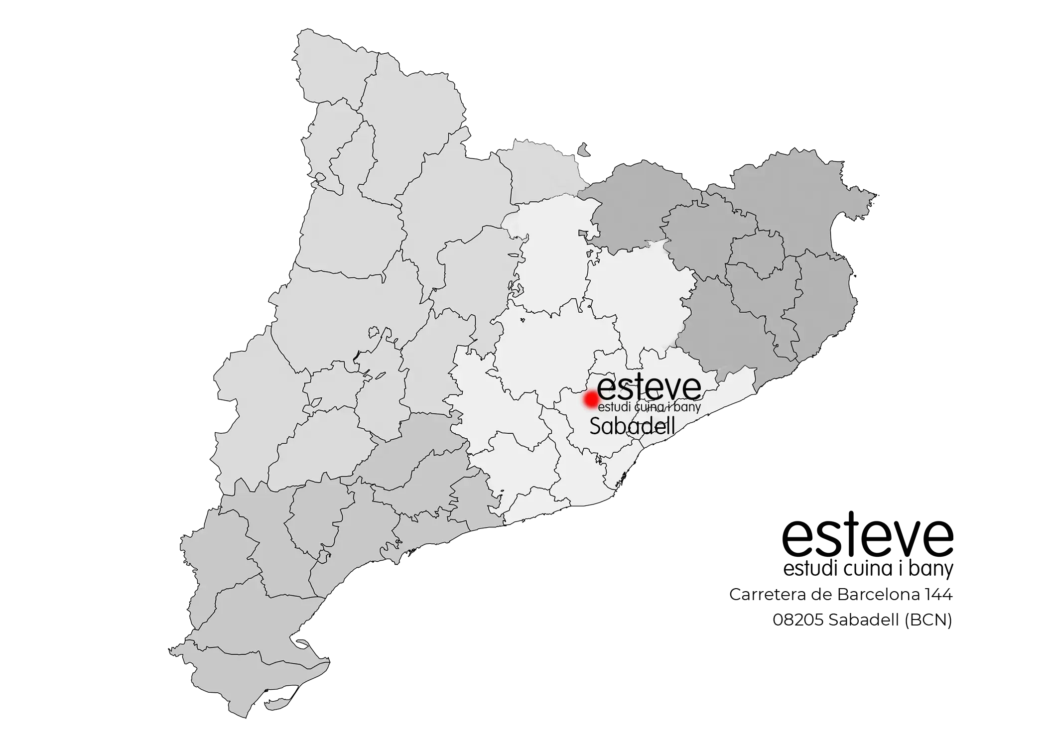 Imagen plano ubicacion de Esteve Estudi Cuina i Bany Sabadell
